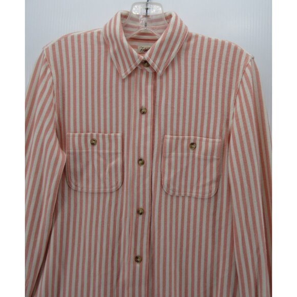 Faherty Top XS Shirt Striped Button Down Stretch Classic Pockets * - Picture 2 of 11